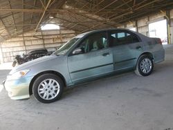 Honda Civic lx salvage cars for sale: 2004 Honda Civic LX