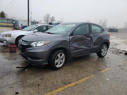 Salvage cars for sale at Pekin, IL auction: 2016 Honda HR-V LX