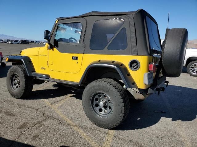 2001 Jeep Wrangler / TJ SE