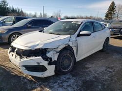 Salvage cars for sale at Bowmanville, ON auction: 2018 Honda Civic LX