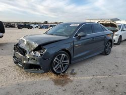 Salvage cars for sale at San Antonio, TX auction: 2018 Audi A3 Premium Plus