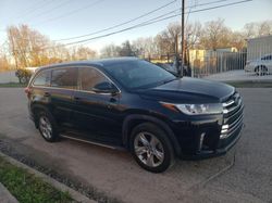 Toyota Highlander salvage cars for sale: 2019 Toyota Highlander Limited