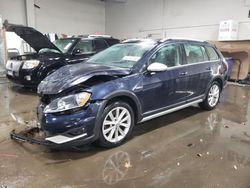 Volkswagen salvage cars for sale: 2017 Volkswagen Golf Alltrack S