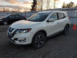 Salvage cars for sale at Bowmanville, ON auction: 2017 Nissan Rogue SV