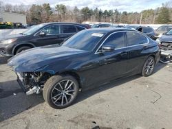 Salvage cars for sale at Exeter, RI auction: 2021 BMW 330XI