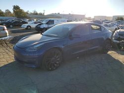 Salvage cars for sale at Martinez, CA auction: 2021 Tesla Model 3