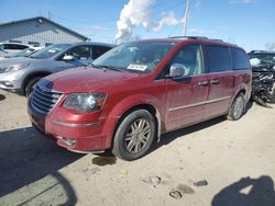 Salvage cars for sale at Pekin, IL auction: 2008 Chrysler Town & Country Limited