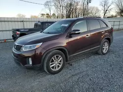 Salvage cars for sale at Gastonia, NC auction: 2014 KIA Sorento LX