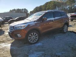 Salvage cars for sale at Seaford, DE auction: 2017 Ford Escape Titanium