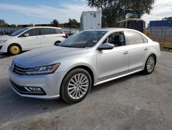 Volkswagen salvage cars for sale: 2016 Volkswagen Passat SE