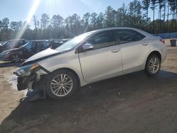 Salvage cars for sale at Harleyville, SC auction: 2014 Toyota Corolla L