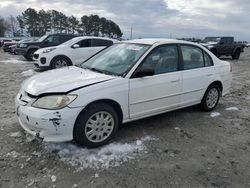 Honda Civic lx salvage cars for sale: 2005 Honda Civic LX