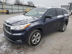 Salvage cars for sale from Copart Lebanon, TN: 2016 Toyota Highlander Limited