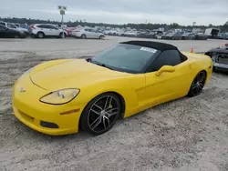 Salvage cars for sale at Houston, TX auction: 2007 Chevrolet Corvette