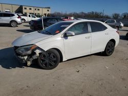 Toyota salvage cars for sale: 2016 Toyota Corolla L