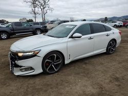 Salvage cars for sale at San Martin, CA auction: 2019 Honda Accord Sport