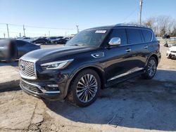 Salvage cars for sale at Oklahoma City, OK auction: 2018 Infiniti QX80 Base