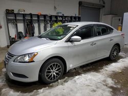 Salvage cars for sale at Candia, NH auction: 2013 Nissan Sentra S