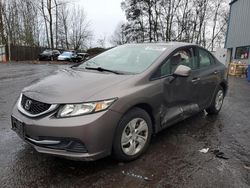 2013 Honda Civic LX en venta en Portland, OR