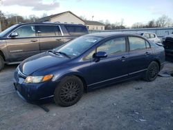 Salvage cars for sale at York Haven, PA auction: 2008 Honda Civic LX