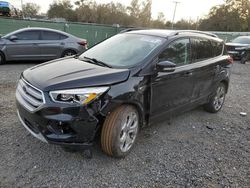 Salvage cars for sale at Riverview, FL auction: 2019 Ford Escape Titanium