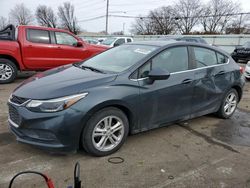 Vehiculos salvage en venta de Copart Moraine, OH: 2017 Chevrolet Cruze LT