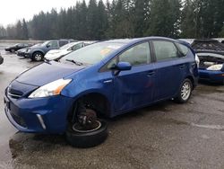 Toyota salvage cars for sale: 2012 Toyota Prius V