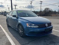 Salvage cars for sale at North Billerica, MA auction: 2016 Volkswagen Jetta S