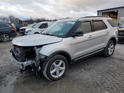 Salvage cars for sale from Copart Duryea, PA: 2017 Ford Explorer XLT