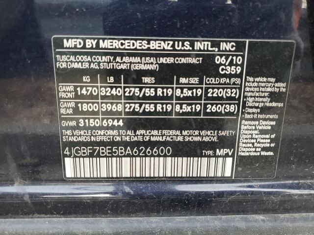 2011 Mercedes-Benz GL 450 4matic