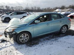 Salvage cars for sale at New Britain, CT auction: 2012 Ford Focus SEL