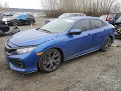 Vehiculos salvage en venta de Copart Arlington, WA: 2017 Honda Civic Sport