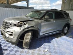 Salvage cars for sale at West Palm Beach, FL auction: 2024 Ford Explorer XLT