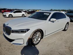 Salvage cars for sale at Houston, TX auction: 2020 BMW 740 I