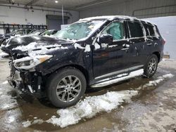 Salvage cars for sale at Candia, NH auction: 2015 Infiniti QX60