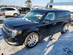 Salvage cars for sale at Woodhaven, MI auction: 2019 Ford Flex SEL