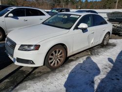 Salvage cars for sale at Exeter, RI auction: 2009 Audi A4 Premium Plus