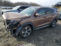 Salvage cars for sale from Copart Windsor, NJ: 2017 Hyundai Tucson Limited