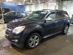 Salvage cars for sale at Woodhaven, MI auction: 2015 Chevrolet Equinox LTZ