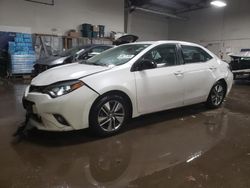 Salvage cars for sale at Elgin, IL auction: 2015 Toyota Corolla ECO