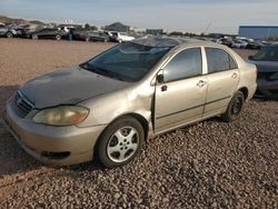 Salvage cars for sale at Phoenix, AZ auction: 2005 Toyota Corolla CE