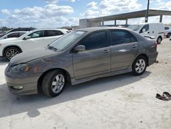 Salvage cars for sale at West Palm Beach, FL auction: 2005 Toyota Corolla CE