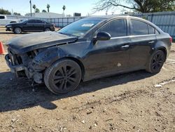 Salvage cars for sale from Copart Mercedes, TX: 2013 Chevrolet Cruze LTZ