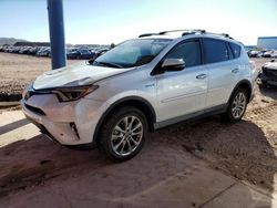 Salvage cars for sale at Phoenix, AZ auction: 2017 Toyota Rav4 HV Limited