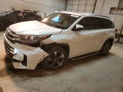 Toyota Highlander Vehiculos salvage en venta: 2017 Toyota Highlander Limited