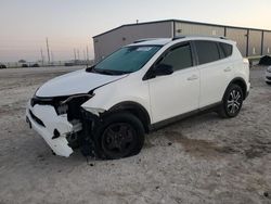 Salvage cars for sale at Haslet, TX auction: 2017 Toyota Rav4 LE