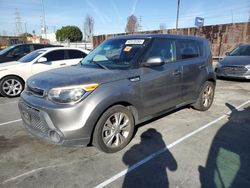 Salvage cars for sale from Copart Wilmington, CA: 2015 KIA Soul +