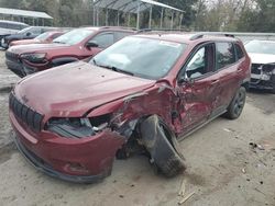 Salvage cars for sale at Savannah, GA auction: 2019 Jeep Cherokee Latitude Plus