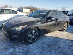 Salvage cars for sale at Hillsborough, NJ auction: 2018 Infiniti Q50 Luxe