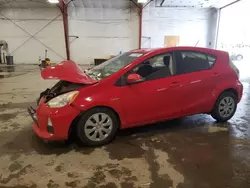 Salvage cars for sale at Center Rutland, VT auction: 2012 Toyota Prius C